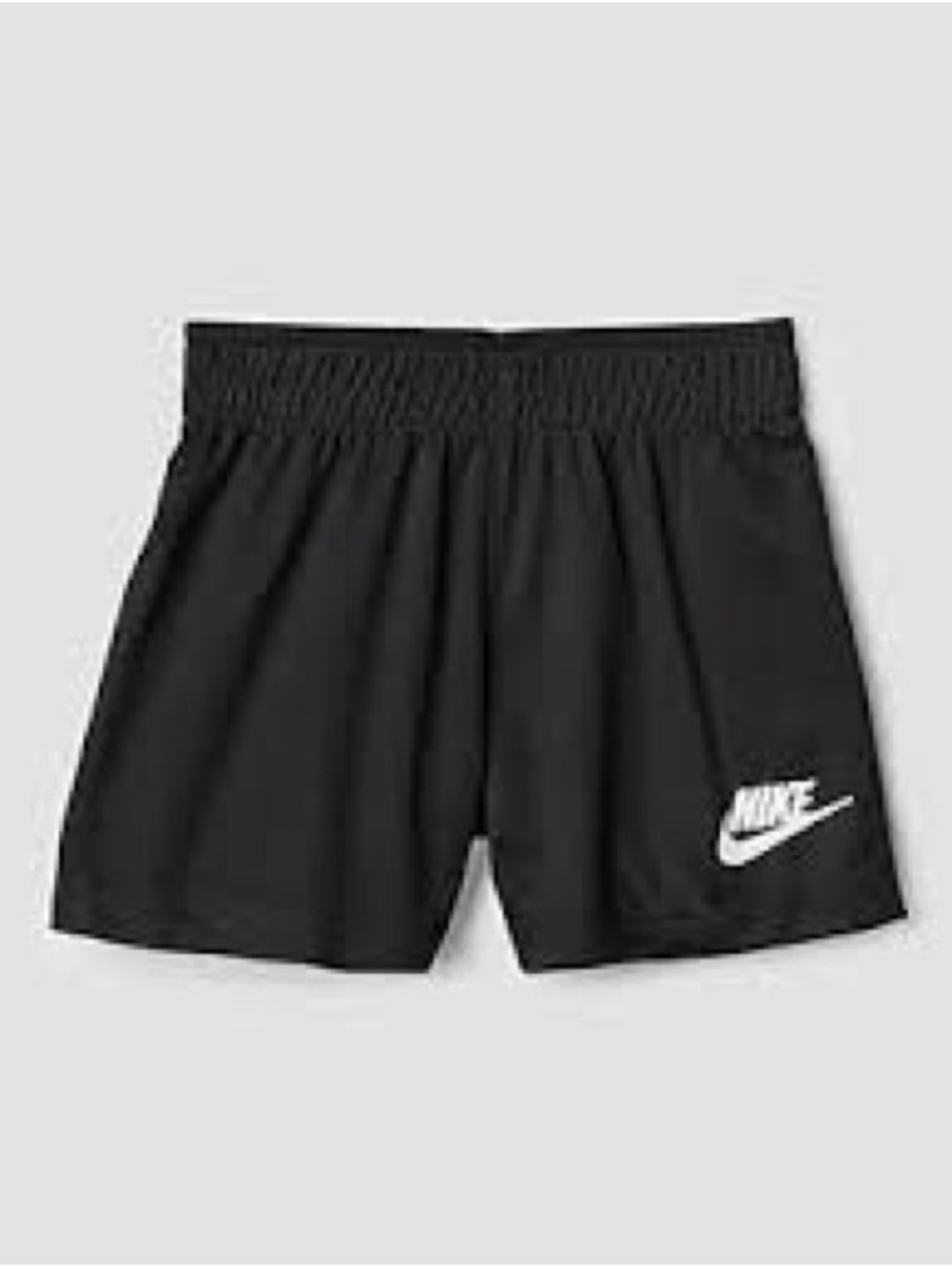 Nike 3T Kids' Black Athletic Shorts with Logo